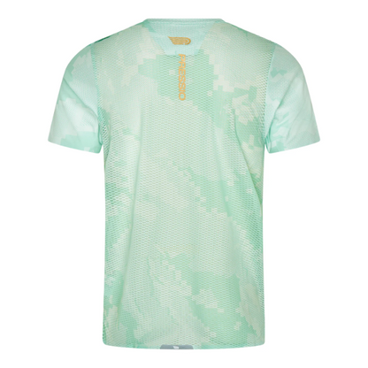 Áo chạy bộ Nam Pressio Elite S/S Top - Xanh Mint (Mint Camo)