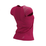 Áo chạy bộ Nữ Compessport Performance SS Tshirt - Hồng (Jazzy/Bird)