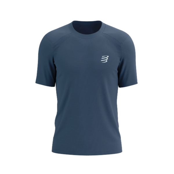 Áo chạy bộ Nam Compressport Performance SS Tshirt - Xanh (Indigo)