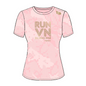 Áo tay ngắn Pressio Women's Prevail S/S Top (Elite Mesh) - Hồng (Camo Pink)