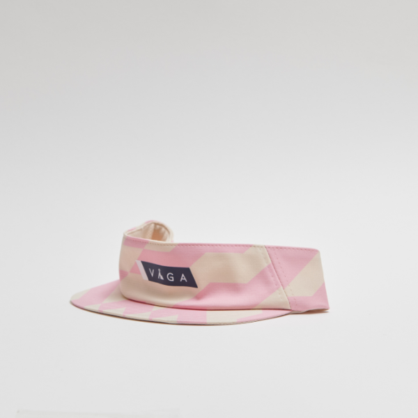 Nón VAGA Feather Visor - Hồng (Taupe Grey/Pastel Pink)
