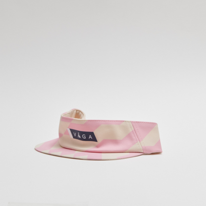 Nón VAGA Feather Visor - Hồng (Taupe Grey/Pastel Pink)