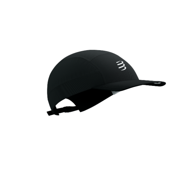 Mũ Compressport 5 Panel Light Cap 2025 - Đen (Black)