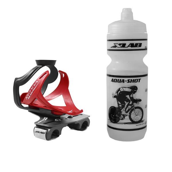 Phụ kiện lắp đặt và bình nước xe đạp Xlab Torpedo Kompact 125 - Đen (Black)