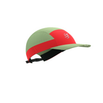 Mũ Compressport 5 Panel Light Cap Buff - Xanh/Đỏ (Nile/Fluo Red)