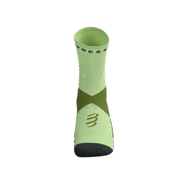 Tất chạy Trail Compressport Ultra Trail Socks - Xanh (Woodbine/Shadown Lime)