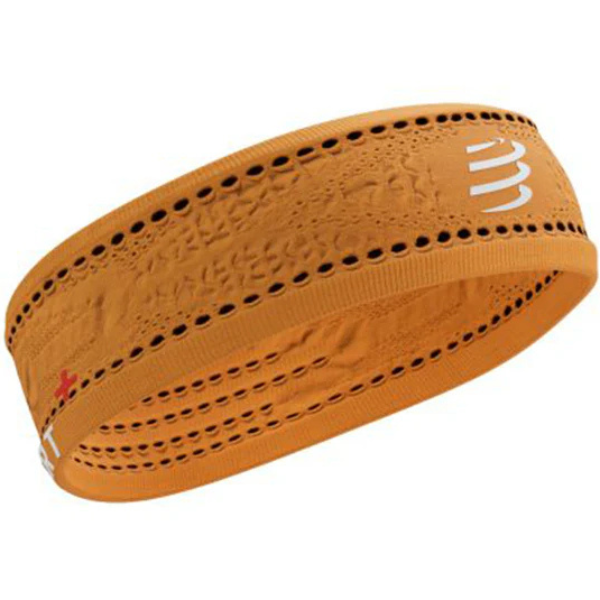 Băng đô thể thao Compressport Thin Headband On/Off - Cam Đất (Autumn Glory)
