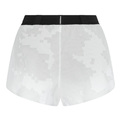 Quần chạy bộ Nữ Pressio Run Elite 2" Short - Trắng (White Camo)