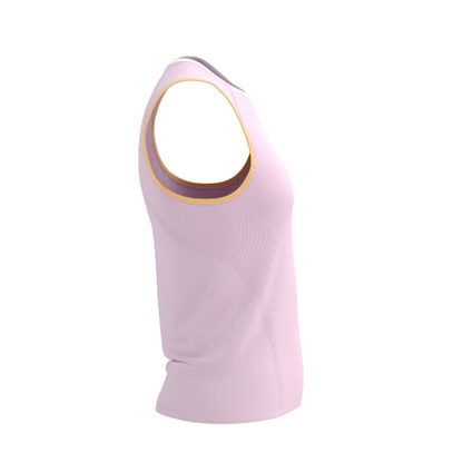 Áo chạy Trail Nữ Compressport Trail Racing Tank - Hồng/Cam (Roseate)