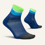 Tất chạy bộ Feetures Elite Ultra Light Quarter - Xanh (Surfboard Blue)