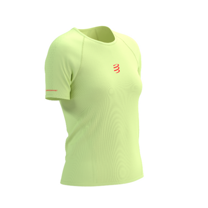 Áo chạy Trail Nữ Compressport Trail Racing SS Tshirt - Xanh (Shadow Lime)