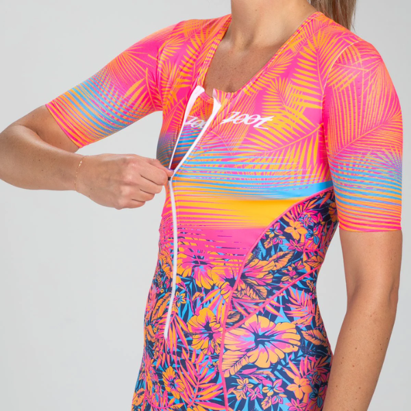 Đồ Ba môn Nữ Zoot Women's Tri Aero FZ Racesuit - Club Aloha