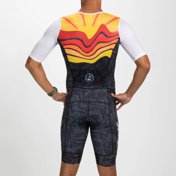 Bộ áo liền quần Ba môn Nam Zoot Tri Aero FZ Racesuit - West Coast