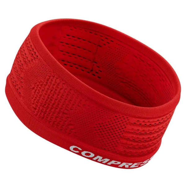 Băng đô thể thao Compressport Unisex's Headband On/Off - Đỏ (Red)