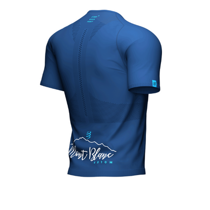 Áo chạy Trail Compressport Men's Trail Half - Zip - Fitted SS Top - Mont Blanc