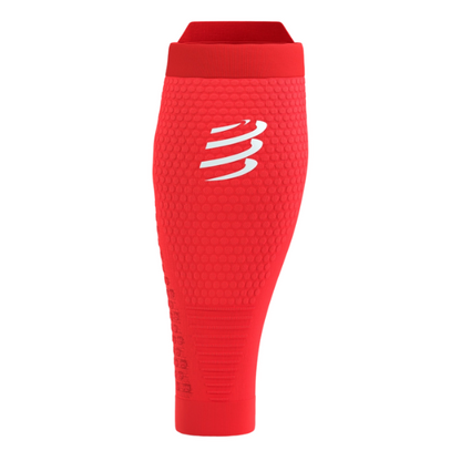 Băng bảo vệ bắp chân Compressport Calf Sleeves R2 3.0 - Đỏ/Trắng (Fluo Red/White Refl)
