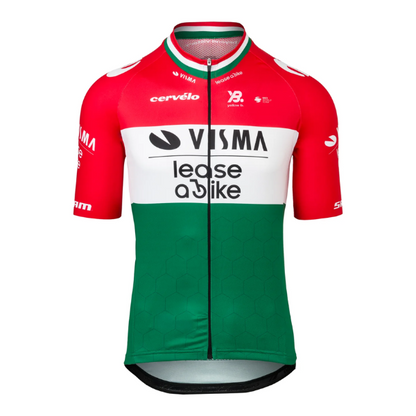 Áo đạp xe Nam Jersey SS Men Hungarian Champion 2025 - Team Visma | Lease A Bike