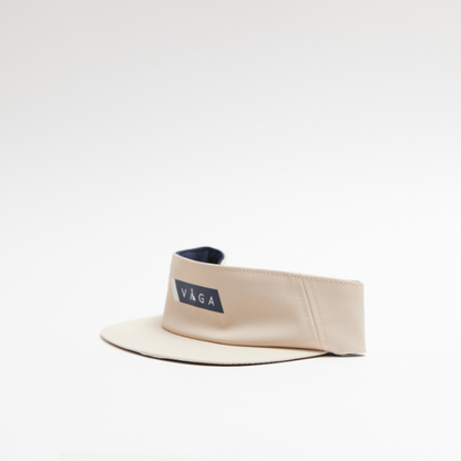 Nón VAGA Feather Visor - Hồng Pastel (Light Taupe/Navy Blue)