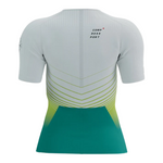 Áo Ba môn Nữ Compressport Tri Postural Aero SS Top W - White/Columbia