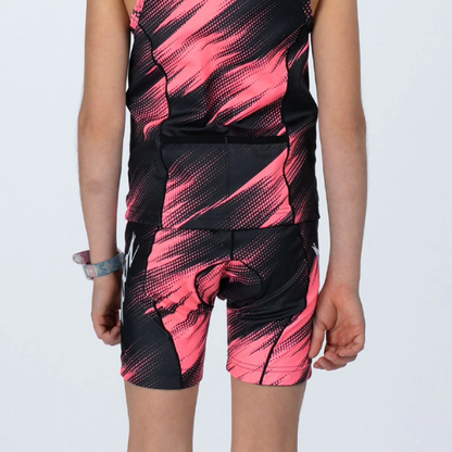 Quần ba môn trẻ em Zoot Youth Tri Short - Hồng (DriftSPEED Hot Coral)