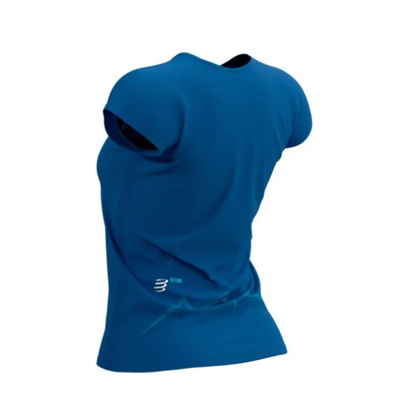 Áo chạy bộ Nữ Compressport Training SS Tshirt - Mont Blanc 2021: Blue