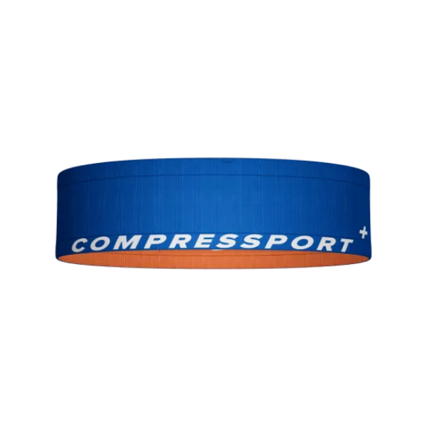 Đai chạy bộ Compressport Unisex's Free Belt - Dazz Blue/Fire