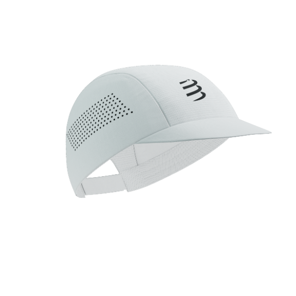 Mũ chạy bộ Compressport Pro Racing Cap - Trắng (White)