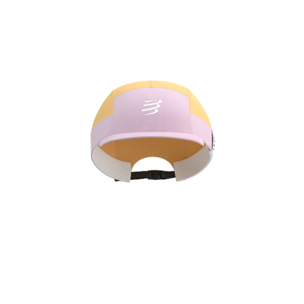 Mũ Compressport 5 Panel Light Cap Buff - Cam/Hồng (Orange/Roseate)