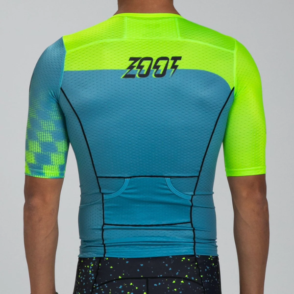 Zoot Men's LTD Cycle Aero Jersey - Electric