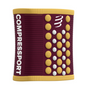 Băng bảo vệ cổ tay Compressport Unisex's Sweatbands 3D.Dots - Nâu (Zinfandel/Honey)