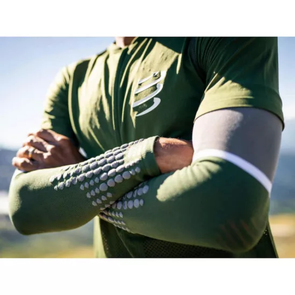 Băng bảo vệ ống tay Compressport Unisex's ArmForce Ultralight - Xanh (RF Green/Steel Grey)