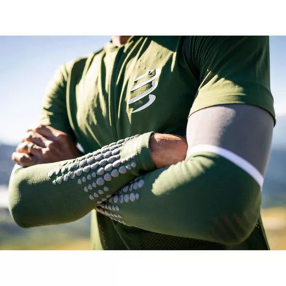 Băng bảo vệ ống tay Compressport Unisex's ArmForce Ultralight - Xanh (RF Green/Steel Grey)