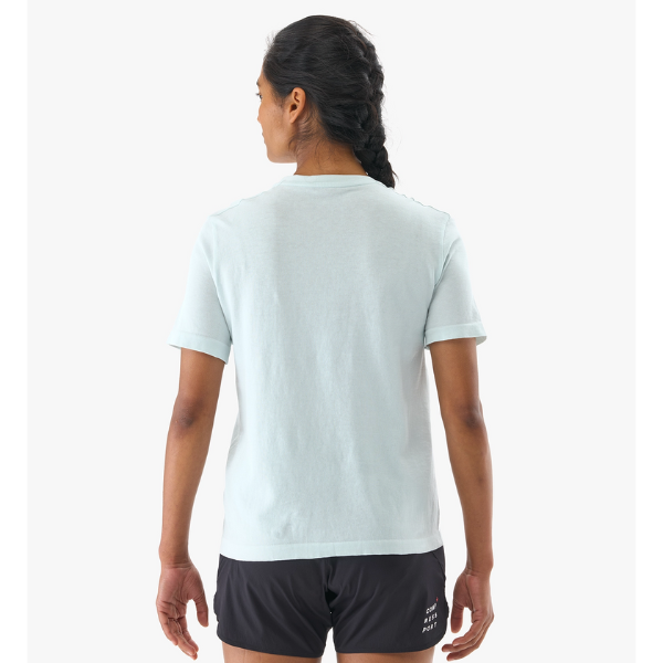 Áo chạy bộ Nữ Compressport Podium SS Tshirt - Ice Flow