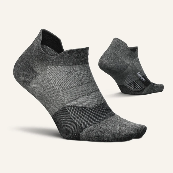 Tất chạy bộ Feetures Elite Ultra Light No Show Tab - Xám (Gray)