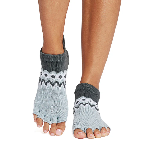 Vớ Toesox Grip Half Toe Low Rise - Peaks