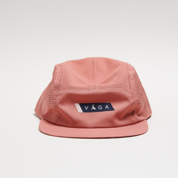 Nón VAGA - Feather Racing Cap - Peach/Navy Blue