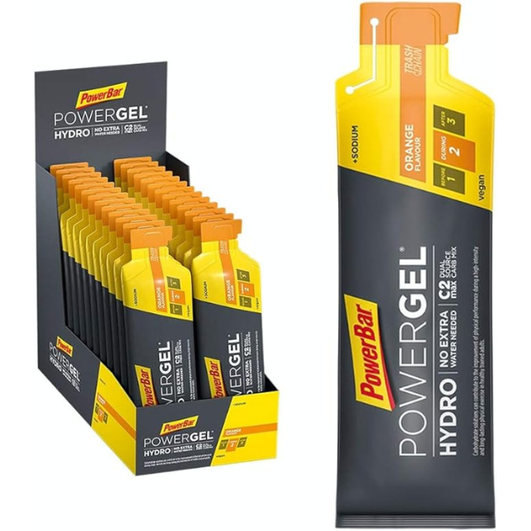 Gel năng lượng PowerBar PowerGel Hydro - Vị Cam (Orange)