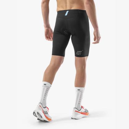 Quần ba môn Nam Compressport Tri Under Control Short - Đen (Black)