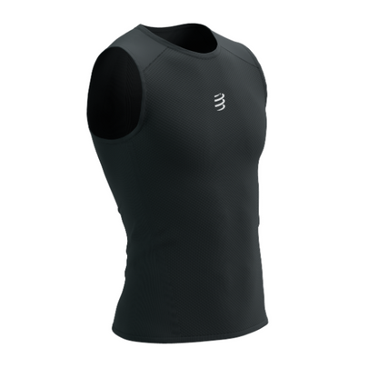 Áo chạy Trail Nam Compressport Trail Racing Tank - Đen (Black)