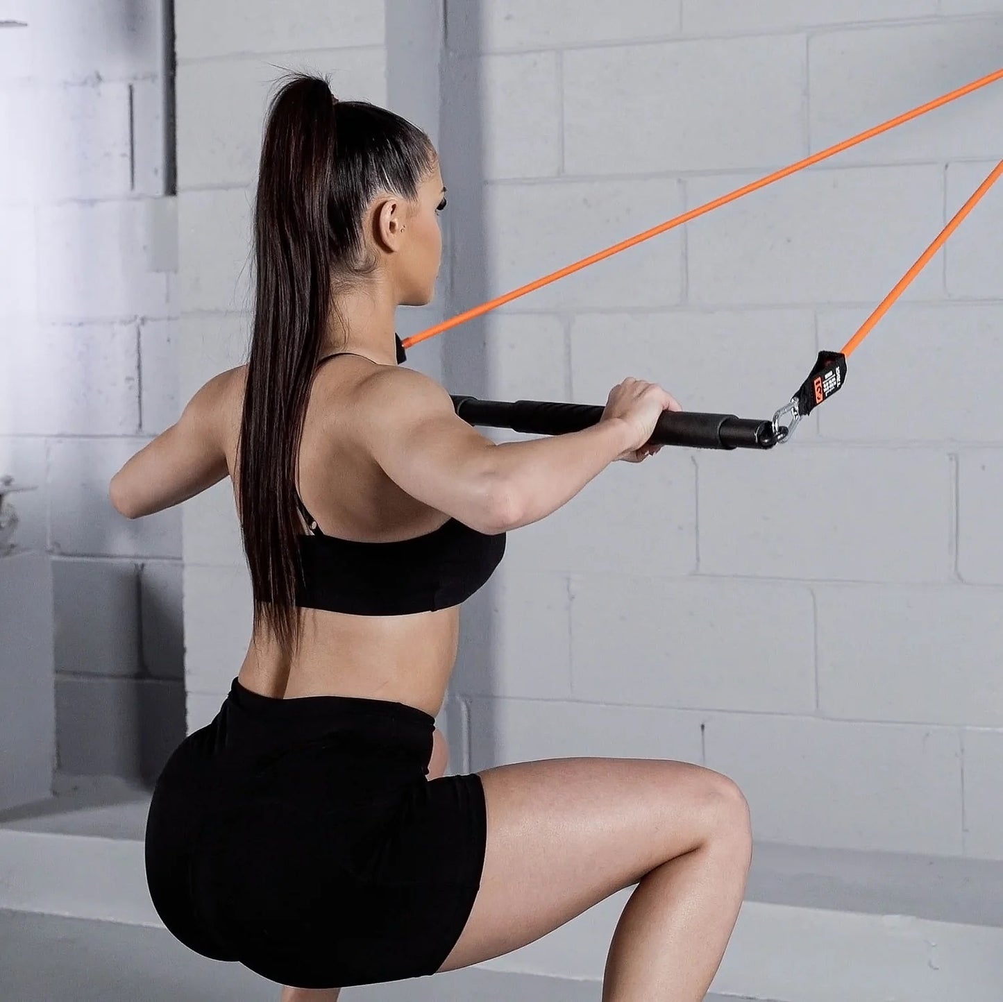 Thanh tập kháng lực TRNR Strength X Resistance Bar - Đen (Black)