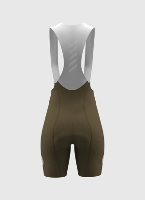 Quần yếm đạp xe Nữ Black Sheep Team 7" Bib - Nâu (Olive)
