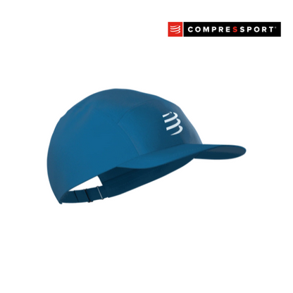 Mũ Chạy Bộ Compressport 5 Panel Light Cap - Xanh Saphire
