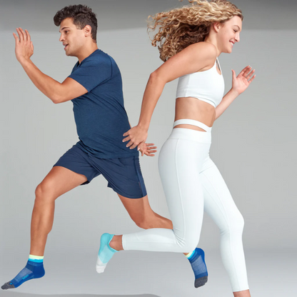 Tất chạy bộ Feetures Elite Ultra Light Quarter - Xanh (Surfboard Blue)