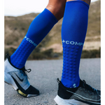 Tất chạy bộ Compressport Full Socks Run - Xanh (Dazz Blue/Sugar)