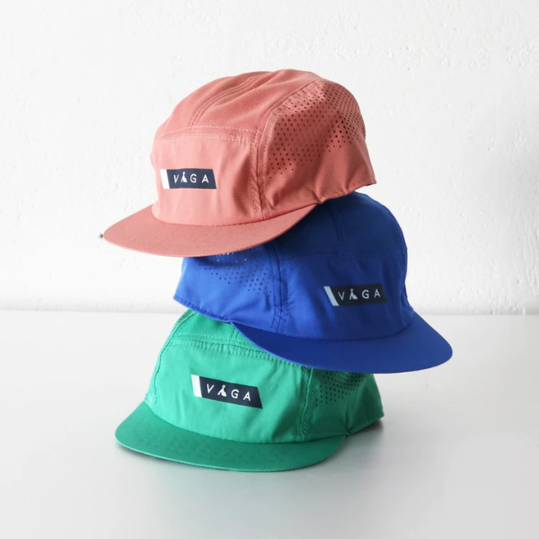 Nón VAGA - Feather Racing Cap - Hồng (Peach/Navy Blue)