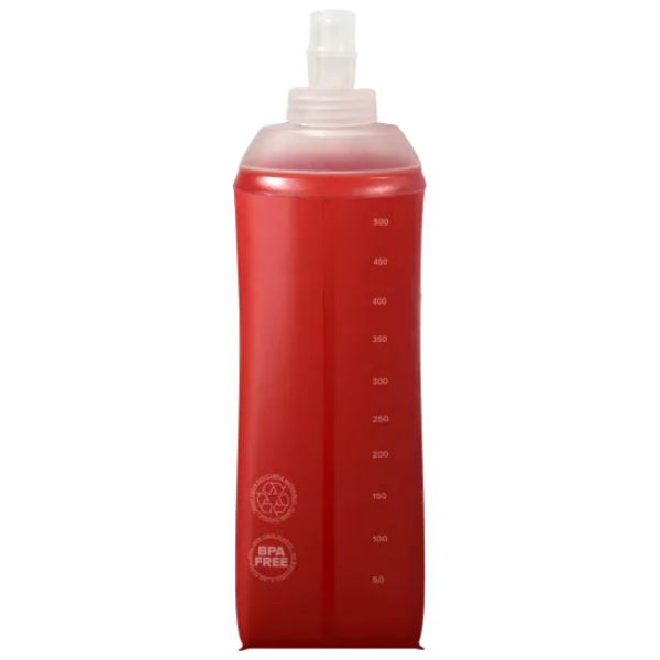 Bình nước Compressport Cage 500ml + Tube - Đỏ (Red)