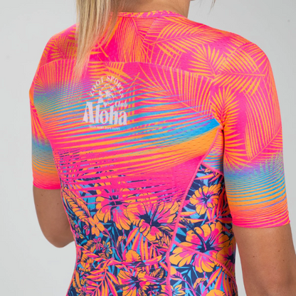 Đồ Ba môn Nữ Zoot Women's Tri Aero FZ Racesuit - Club Aloha
