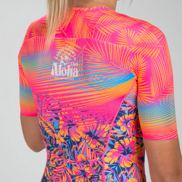 Bộ áo liền quần Ba môn Nữ Zoot Women's Tri Aero FZ Racesuit - Club Aloha