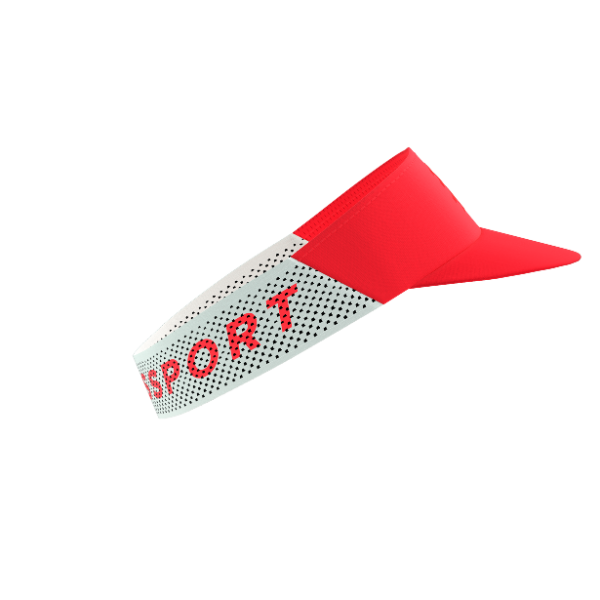 Mũ chạy bộ Compressport Pro Racing Visor - Đỏ (Fluo Red)