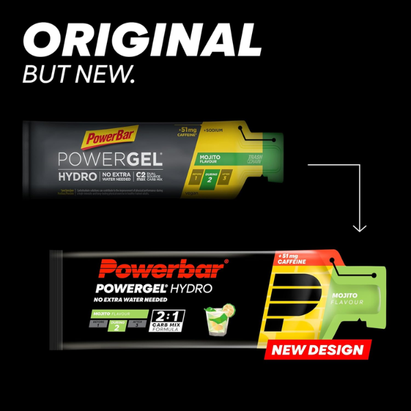 Gel năng lượng PowerBar PowerGel Hydro - Vị Mojito
